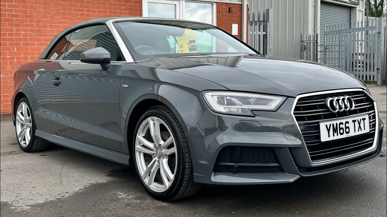 Audi A3 Cabriolet 1.4 TFSI CoD S line Convertible 2dr Petrol Manual Euro 6 (s/s) (150 ps)