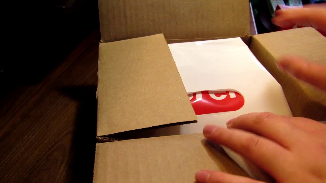 Supreme Jacquard Box Logo Camp Cap Navy unboxing