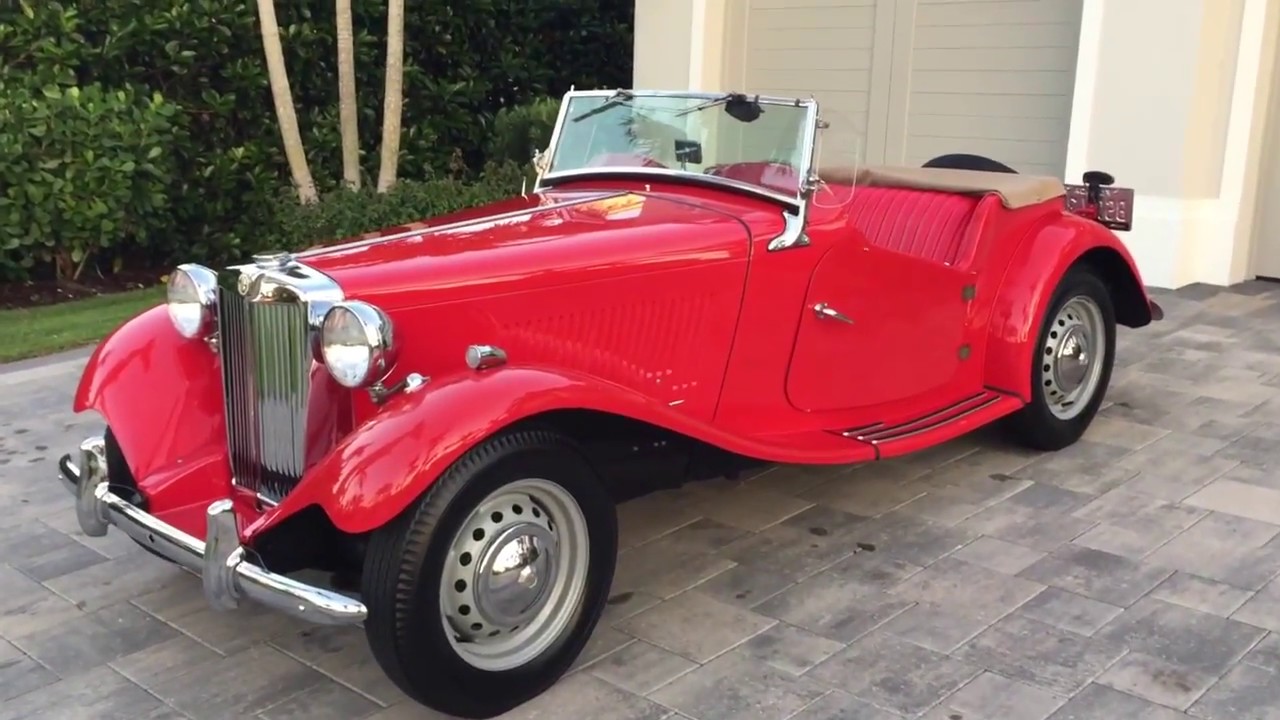 1951 - not 1953! MG TD Midget Review and Test Drive by Bill - Auto Europa Naples