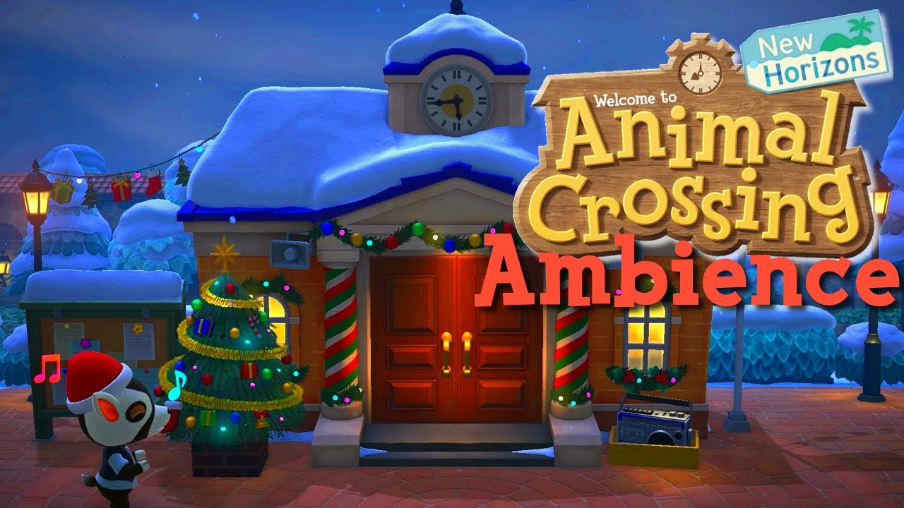 Animal Crossing | Relaxing Christmas and Winter Ambience + Music