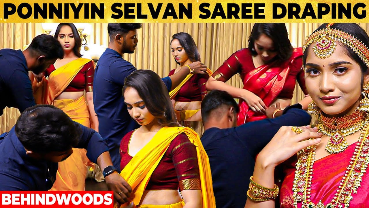 PS-2 Style SAREE Draping Video... 2000 Girls-க்கு Saree கட்டி விட்டுருக்கேன் - Keevan Demo Video