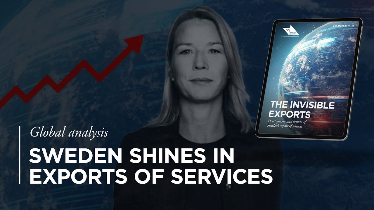 The development and drivers of Sweden&rsquo;s exports of services