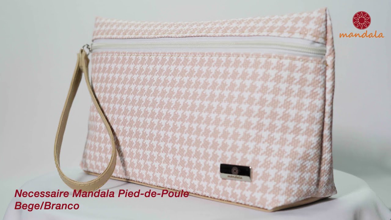 Necessaire Triangular Pied de Poule - Mandala Store