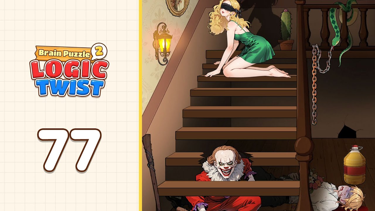 Brain Puzzle 2: Logic Twist Level 77 Blind Woman Descends | Every Puzzle Solved! 🎯