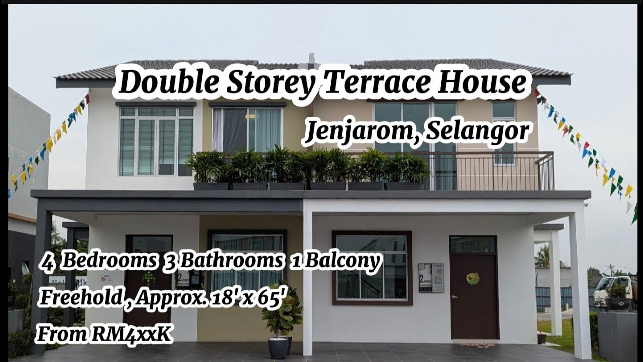 Discover Your Dream Double Storey Terrace Home at Jenjarom, Selangor