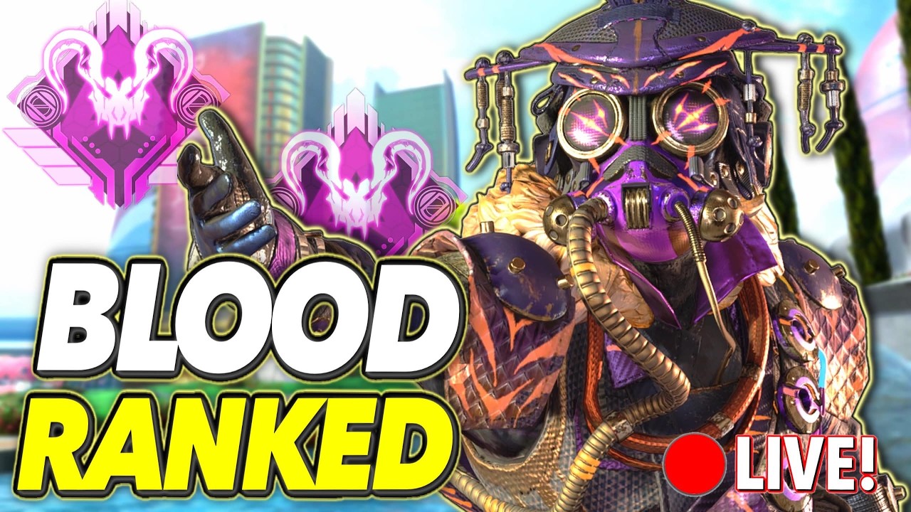 🔴 LIVE - Solo Queue Ranked w Bloodhound only | !Aim
