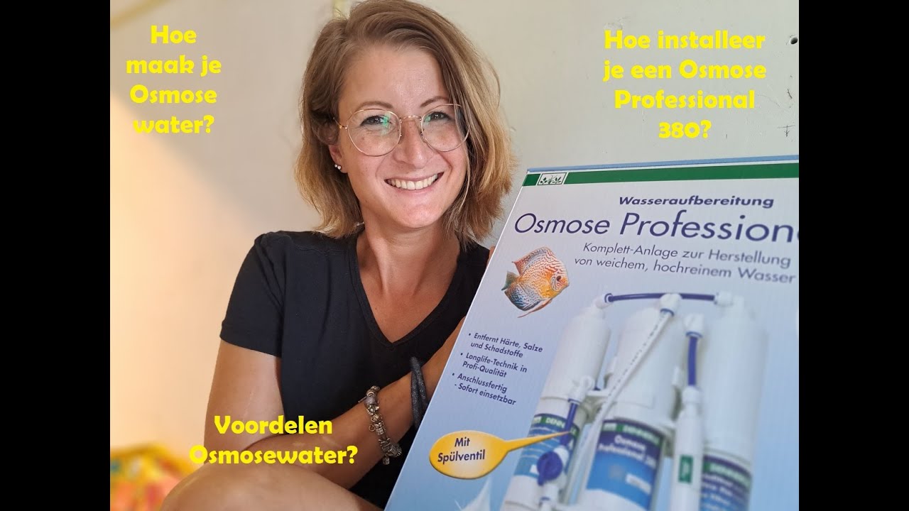 Hoe maak je osmose water met de Osmose professional 380?