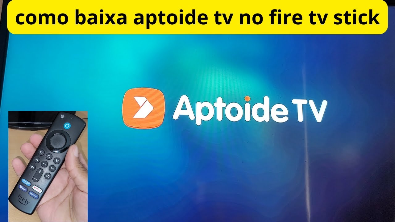como baixar aptoide no fire tv stick e transformar o controle em mause