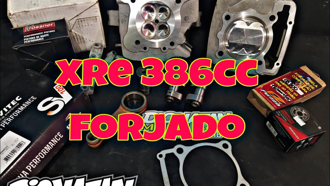 Xre 300 preparada para 386cc
