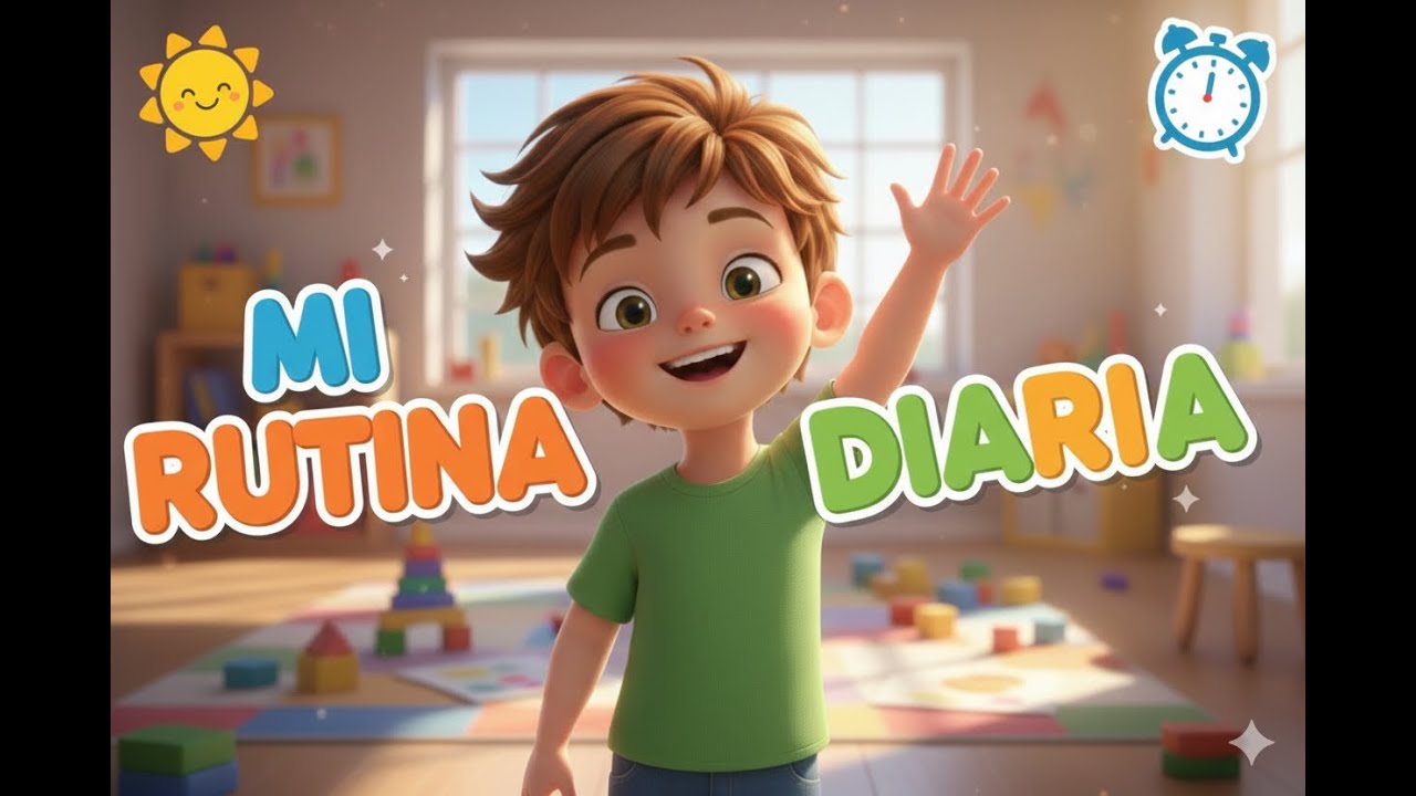 🌞Como organizar una rutina sencilla para niños | Aprendemos hábitos todos los días.