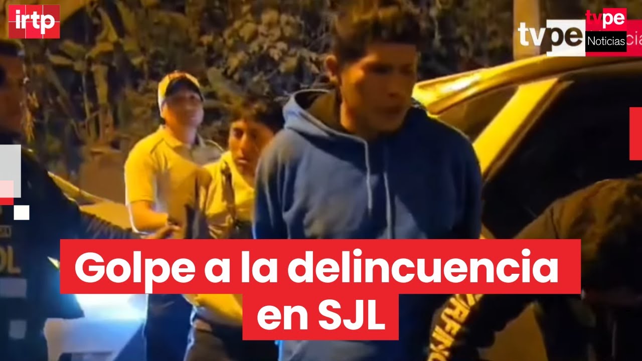 PNP detiene a presuntos extorsionadores con dinamita, armas y municiones en SJL