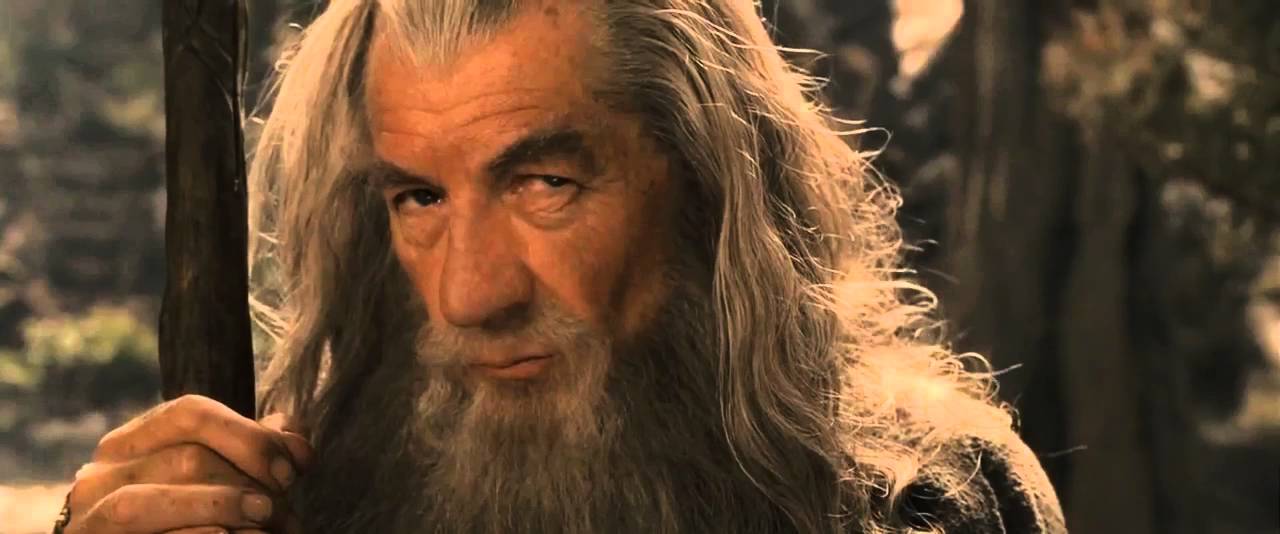 Gandalf talks in Black speech of Mordor [Extended Scene]