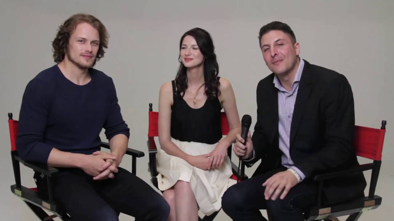 Arthur Kade Interview Sam Heughan & Caitriona Balfe 2014