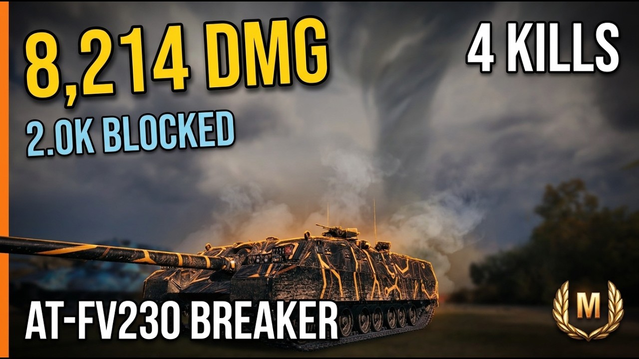 AT-FV230 Breaker | 8 214 DMG &mdash; Ace Tanker on North America