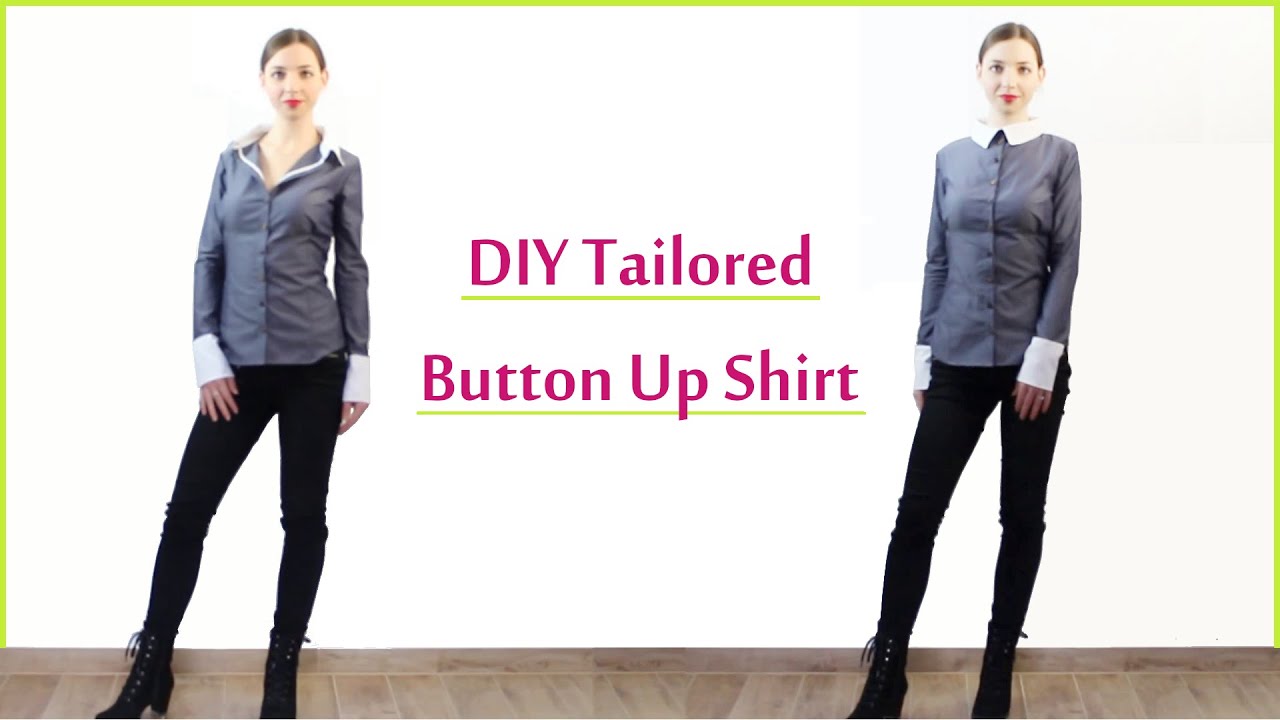 DIY Tailored Button Up Shirt | From Scratch