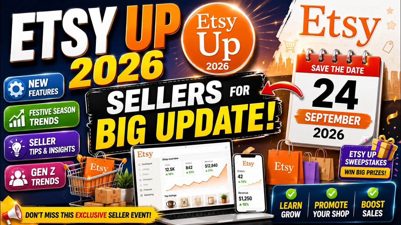 Etsy Up September 2026: New Features, Festive Trends & Seller Tips | Etsy Sellers Must Watch !!