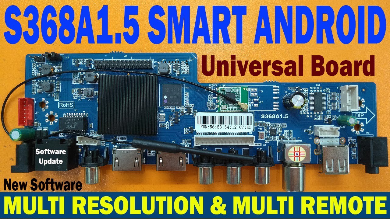 S368A1.5 New Software Update Multi Resolution & Multi Remote Control. A Detail in Urdu/Hindi