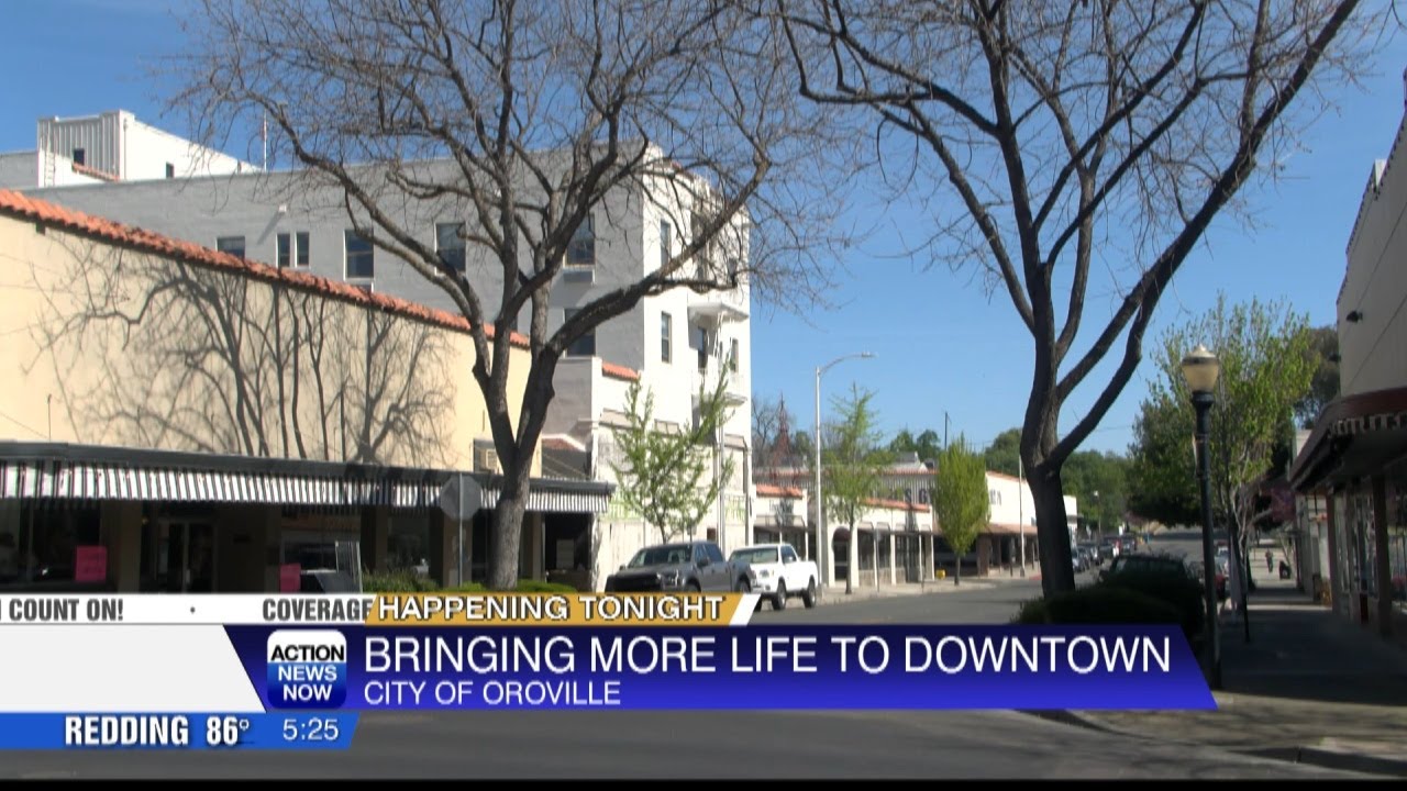 Вдохновляем центр города Оровилл!