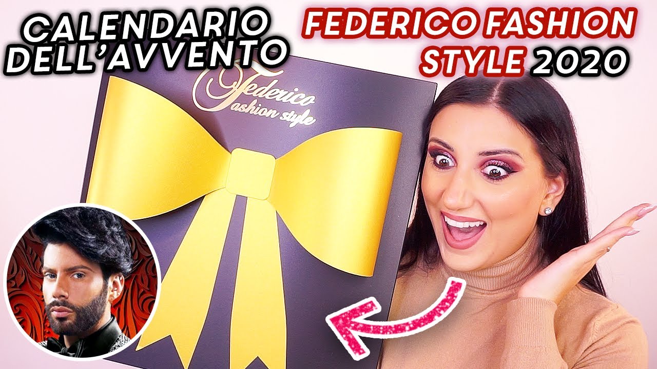 CALENDARIO DELL'AVVENTO FEDERICO FASHION STYLE 2020 🎁