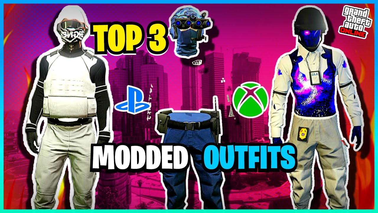 ✅ Top 3 Mejores Conjuntos Mod Faciles (Play4/5, Xbox Series, Pc) Gta Online