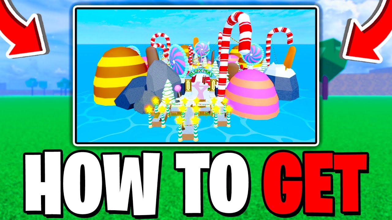Как найти событие &laquo;Рождественский остров&raquo; в Blox Fruits! Roblox