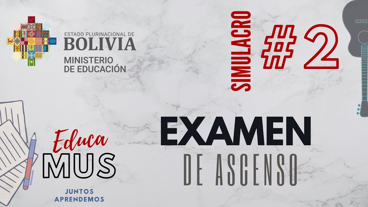 ✅2º Examen Simulacro de Ascenso de categoría