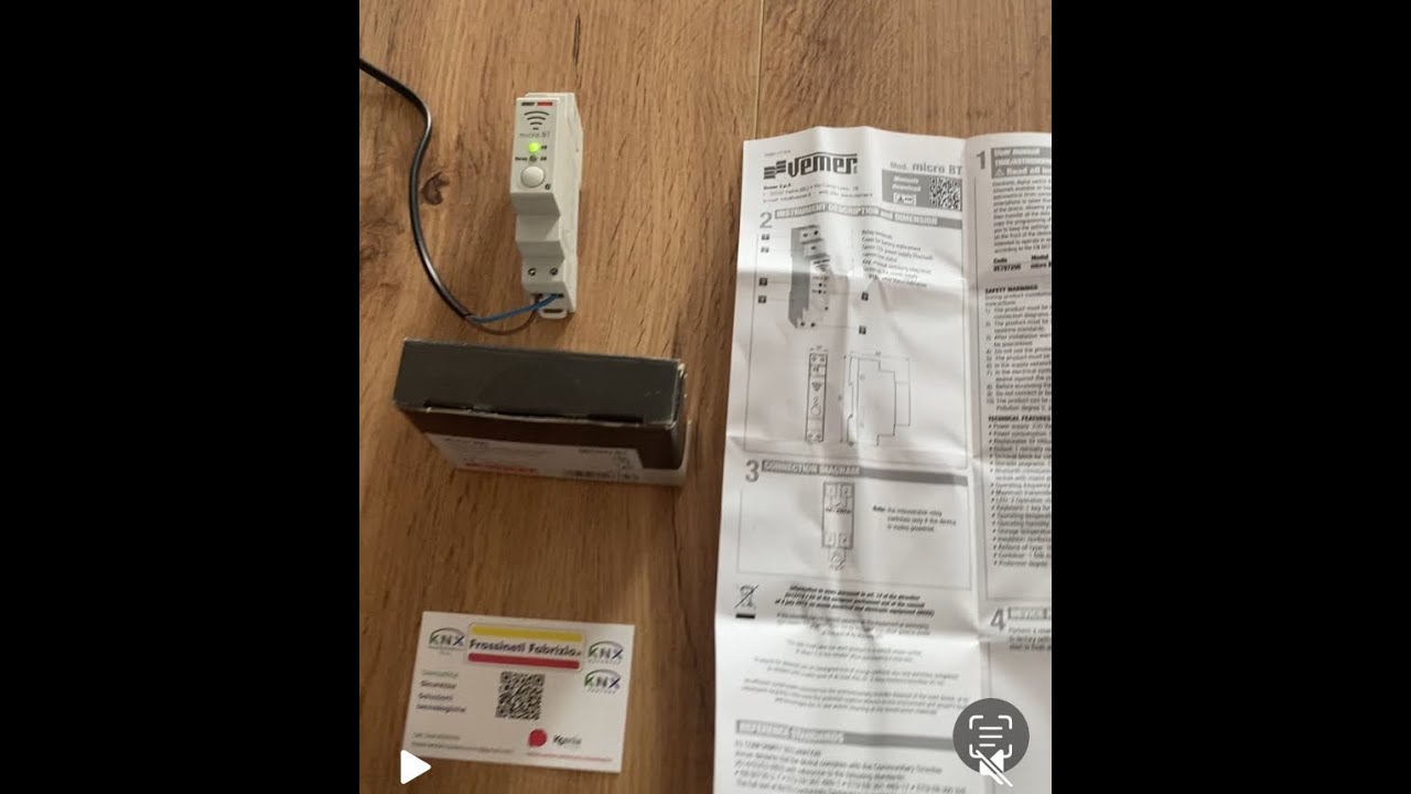 memo Vemer Micro BT 797200 prima programmazione semplice