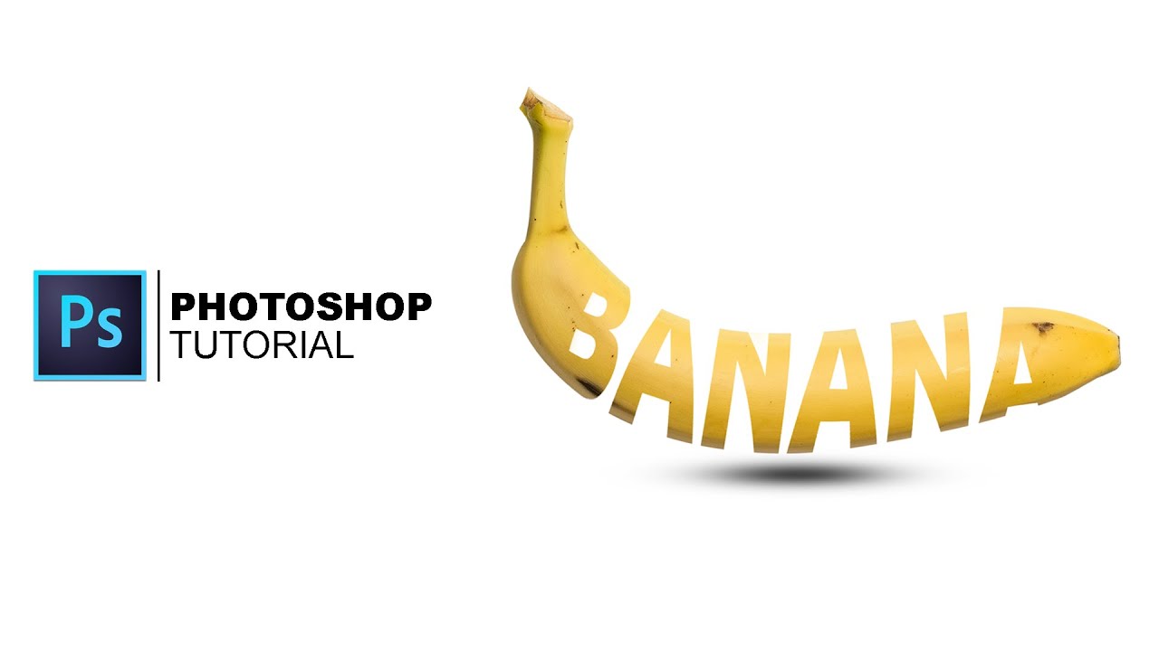 Text Effect - Banana - Photoshop Tutorial