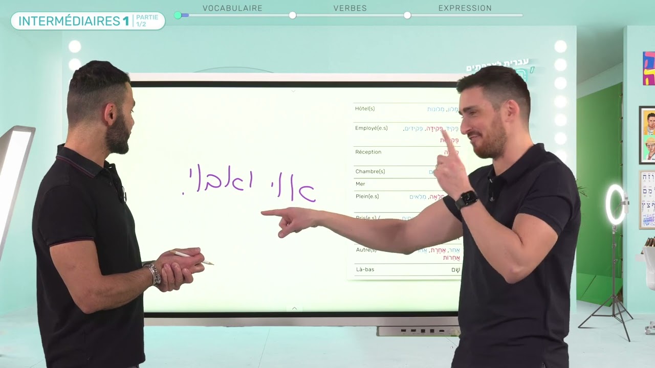 Leçon 1 - Partie 1 - Niveau 2 - Intermédiaires - Cours d’hébreu gratuit