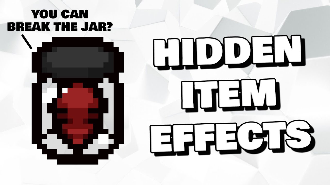 Hidden Item Effects You Didn't Know About #5 - The Binding of Isaac Repentance