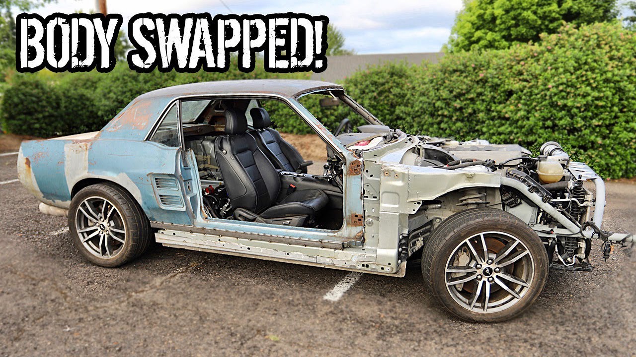 We Put A 1967 Mustang Coupe Body On Oscar's 2016 Mustang GT!