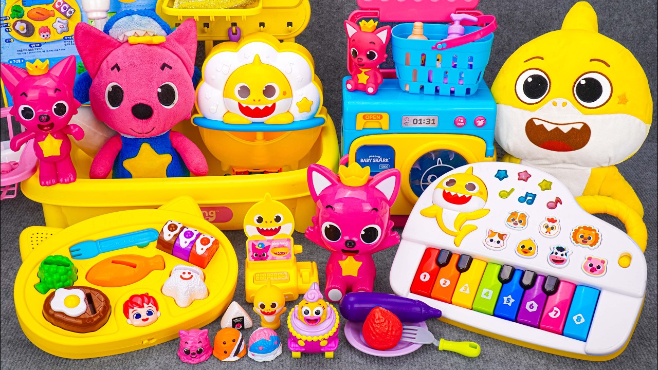 Satisfying Unboxing & Review Miniature Pinkfong Cooking Playset | ASMR
