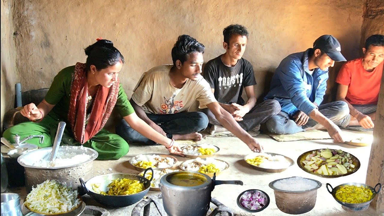 Simple Nepali Village Cooking || Rawal Family’s New Home Journey Begins ||