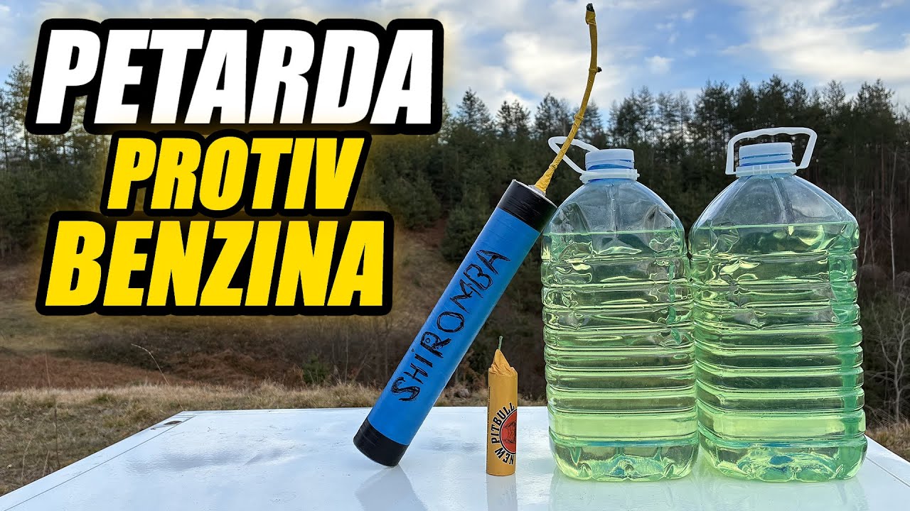 PETARDA VS 10 LITARA BENZINA *ludi experiment*