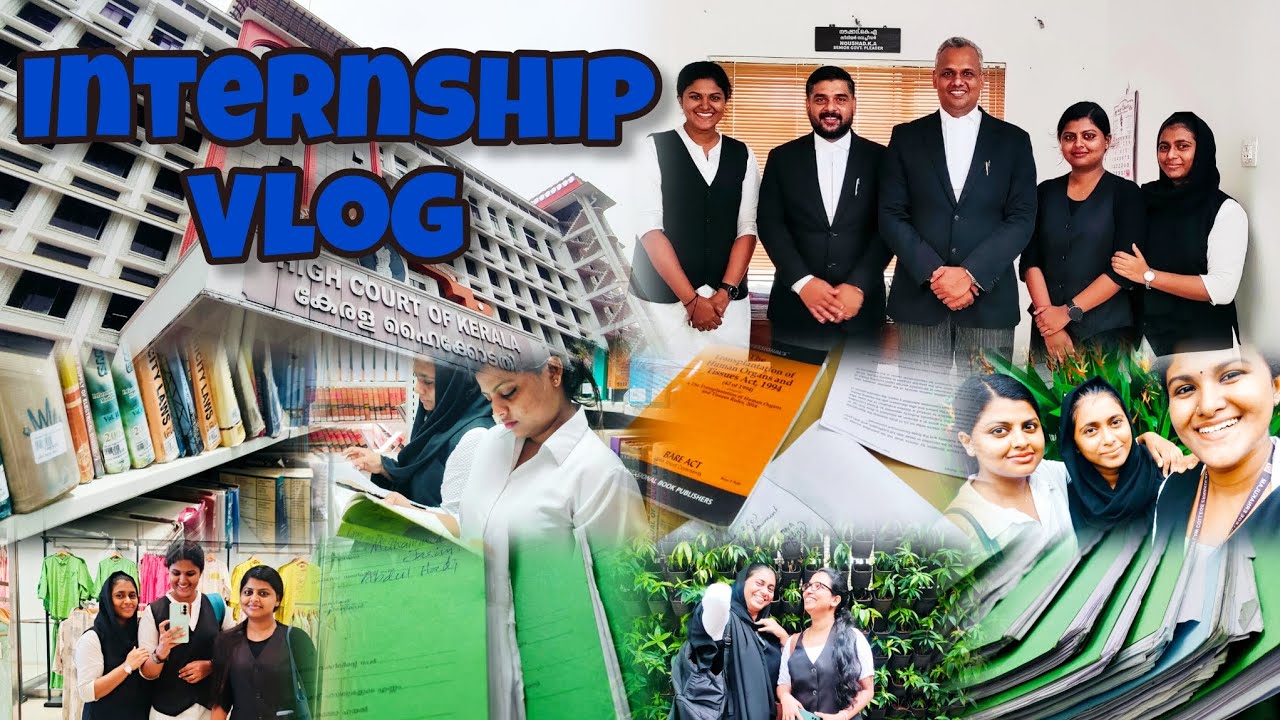 Internship vlog 🤗 ll District court 👩🏻&zwj;⚖️ ll Highcourt ll Govt. law college, Ernakulam ll