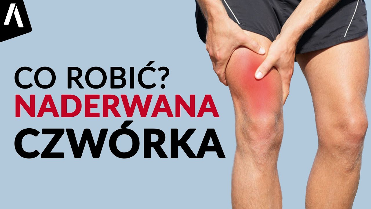 Naderwany mięsień czworogłowy uda I Co robić?