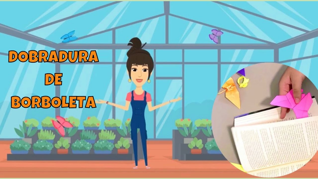 Dobradura marca p&aacute;gina de borboleta 🦋