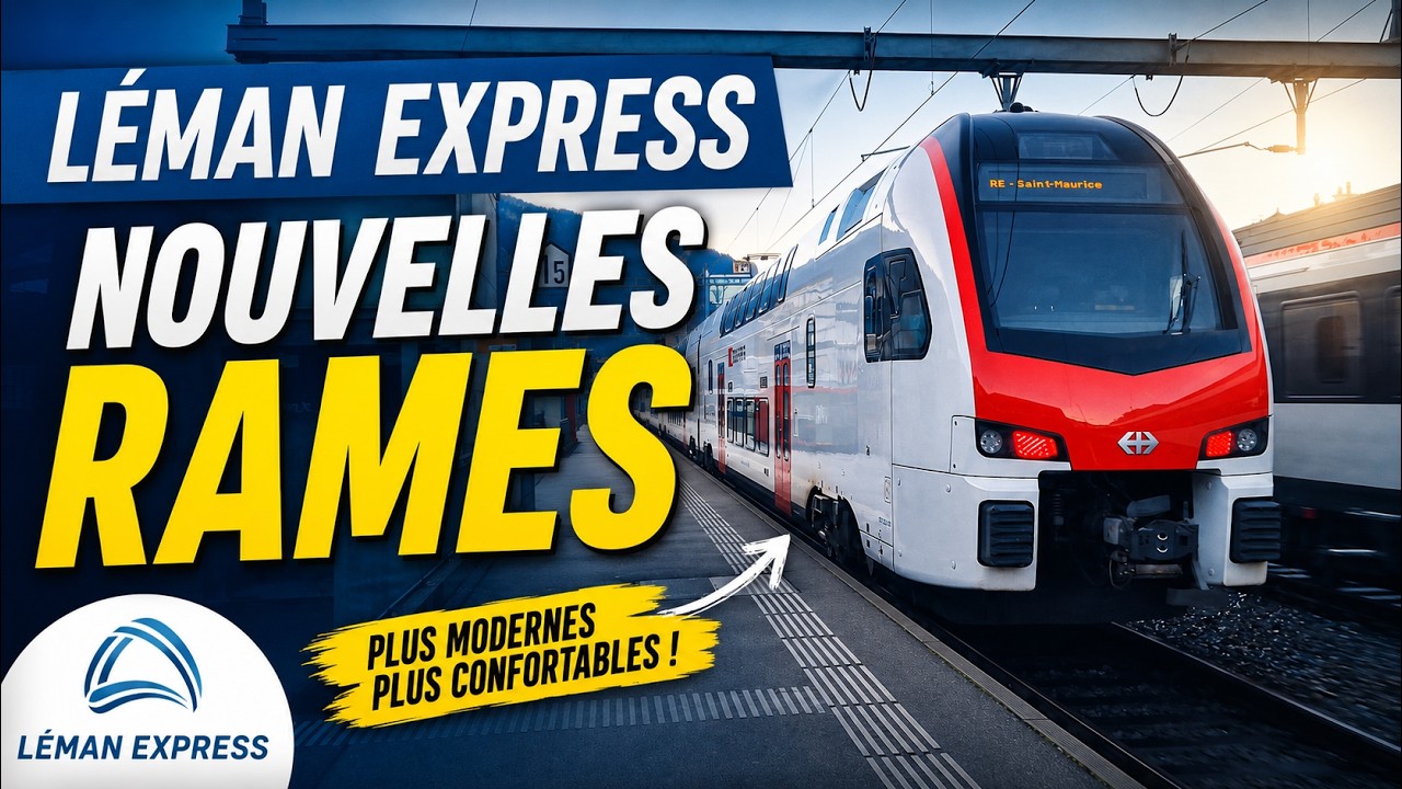 En voyage avec le nouvelles rames du Leman Express (TheFatRat - Never Be Alone)