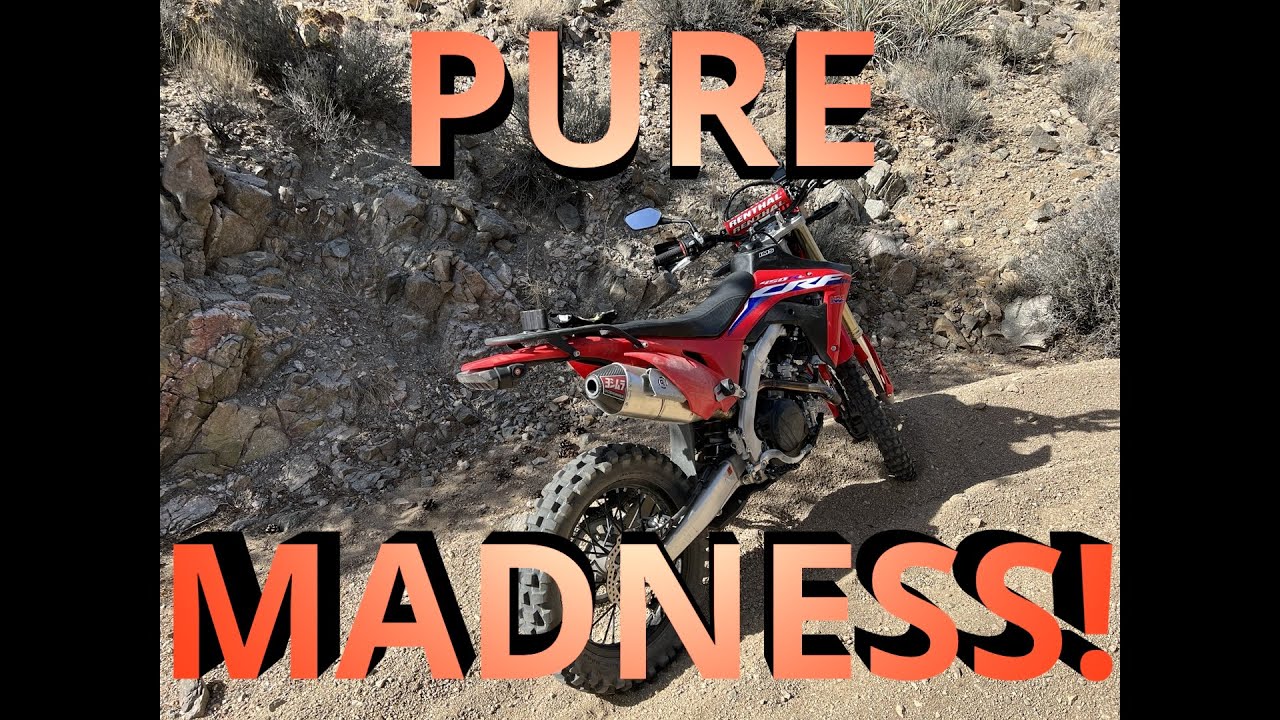 2021 Honda CRF 450 RL CAN'T do single track!! Hardest adv trail I’ve ever done. #adventure #live