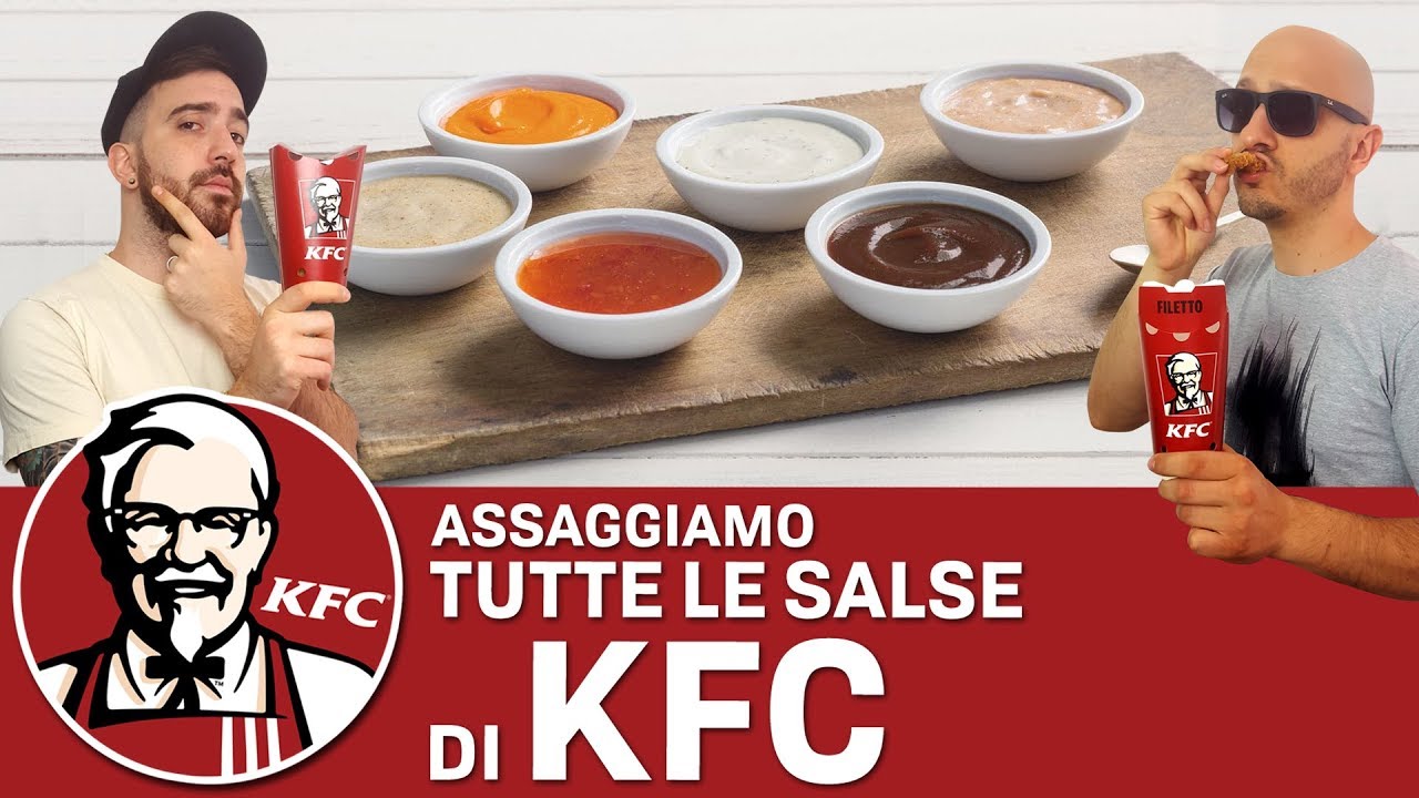 Assaggiamo TUTTE LE SALSE di KFC!