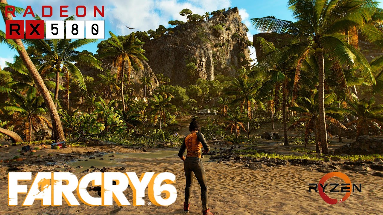 Far Cry 6 | RX 580 + RYZEN 5 | 16GB RAM | PC 1080p - All Setting