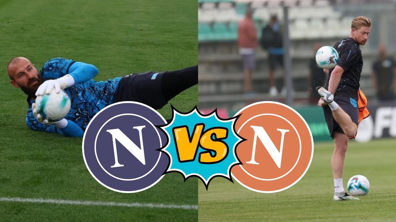 NAPOLI BLU 🆚 ARANCIONI 2-2: la partitella integrale con assist DE BRUYNE e rigore LUCCA! 🔥⚽
