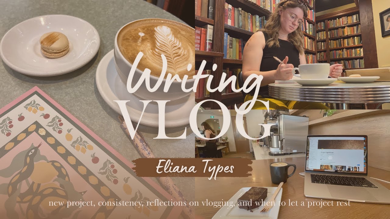 a frank writing vlog: new project excitement, consistency, looking forward