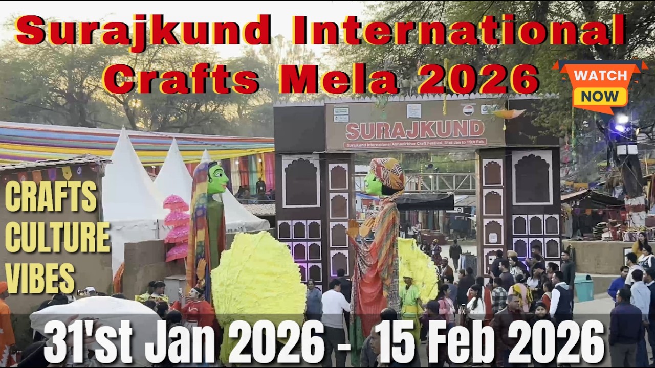 Surajkund Crafts Mela 🏺✨A celebration of art, culture & desi vibes 🇮🇳| सूरजकुंड शिल्प मेला ✨