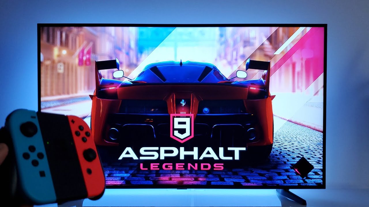 Asphalt 9: Legends Nintendo Switch (6) dock mode gameplay | 4K TV