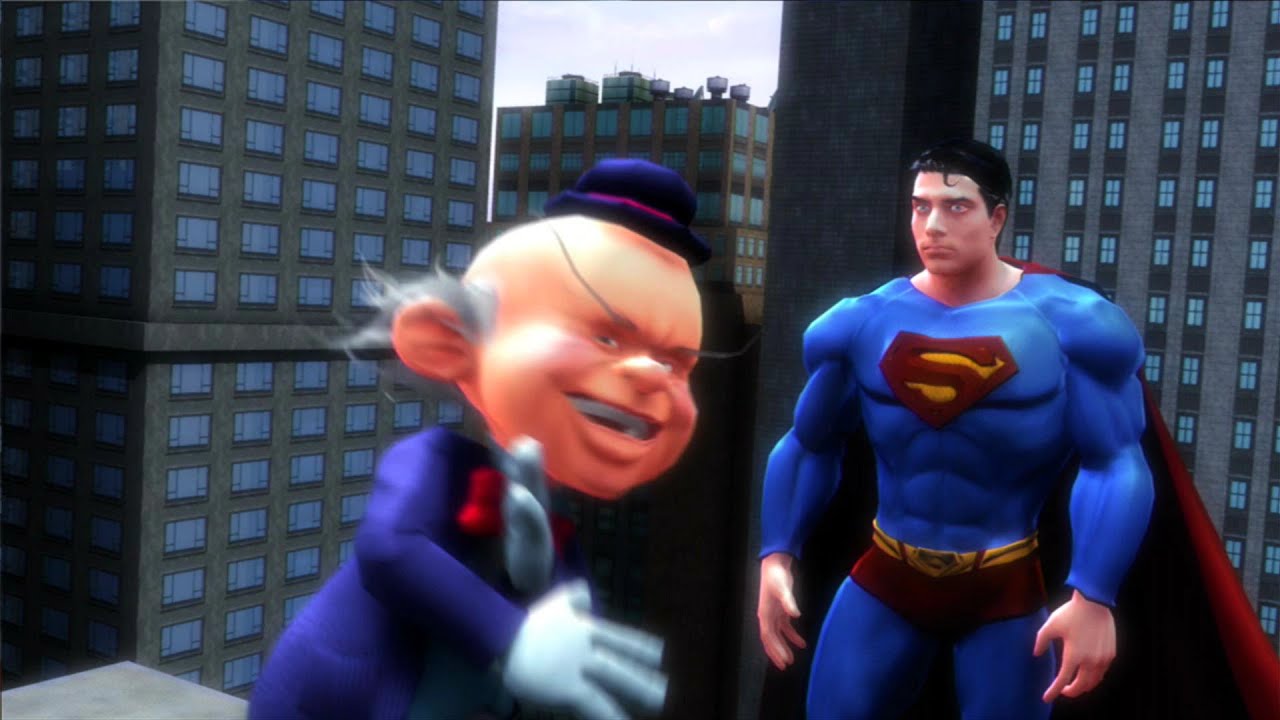 Superman Meets Mxyzptlk + Destroying Police Cars and Ambulances! | Superman Returns Gameplay