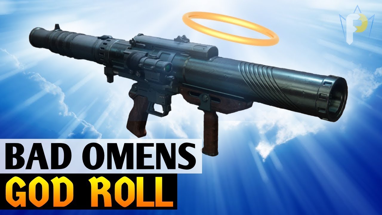 GOD ROLL Bad Omens, The Gambit Rocket Launcher (Destiny 2 Forsaken)