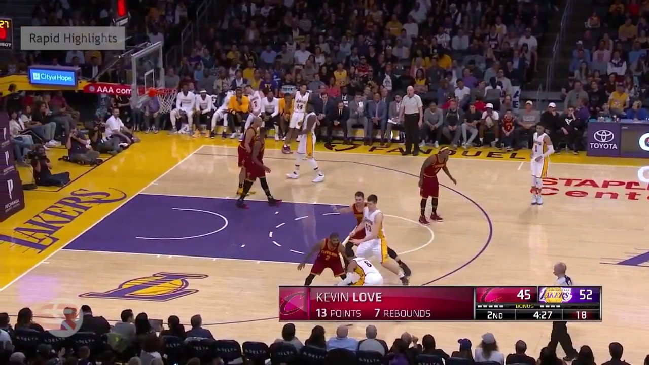 Cleveland Cavaliers vs LA Lakers (2017-03-19) Full Game Highlights