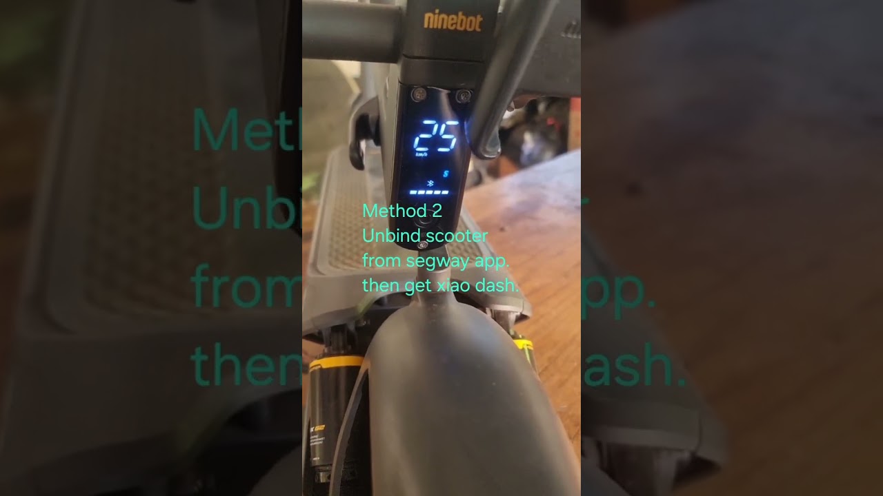 Segway Max G2 Speed unlock tutorial. Android only