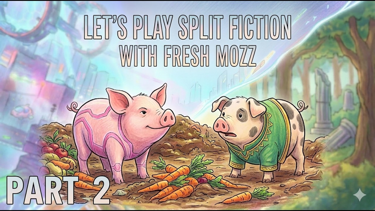Let's Play Split Fiction w/ Mozz! Pt. 2 When Pigs Fly...